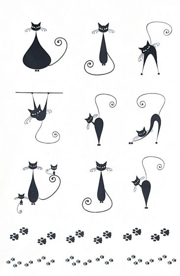 Gatinho Preto - Porcelana 1