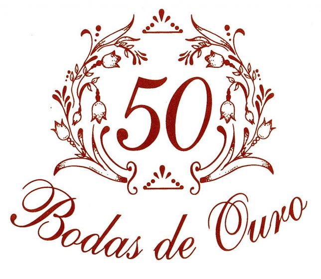 Decalque em Ouro - Bodas de Ouro