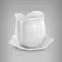 Cachepô Tulipa P com Prato - 9cm 2