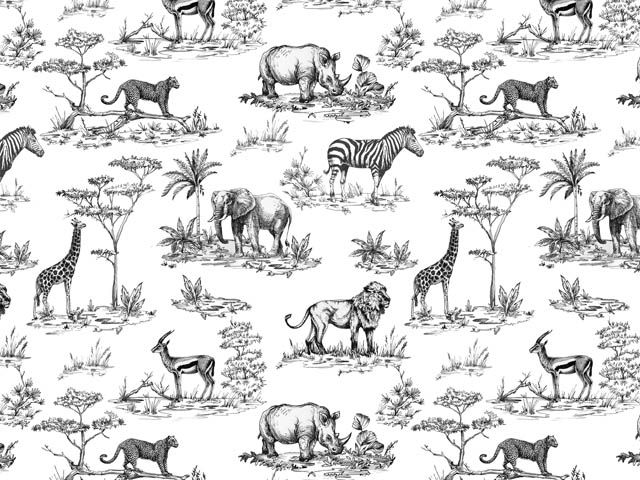 Tapete - Black Safari 1