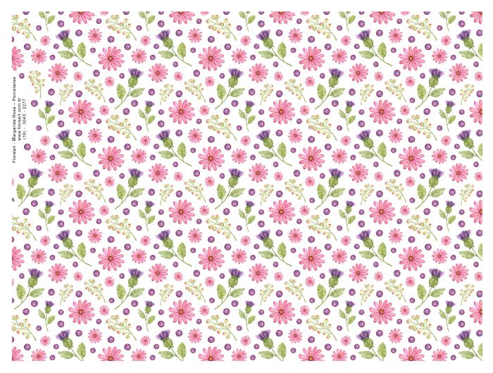 Fleurs de Maguerites - Porcelana 1
