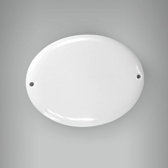 Placa Oval Pequena - 2 Furos 1