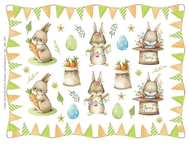 Bunnies with Carrots 1