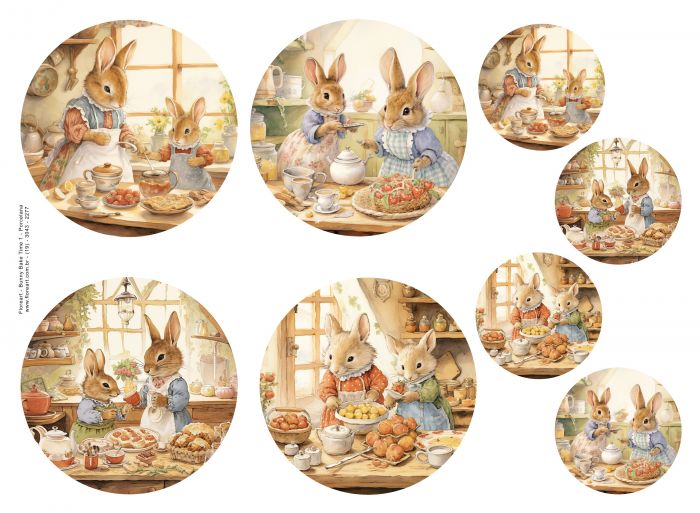 Bunny Bake Time 1 - Porcelana 1